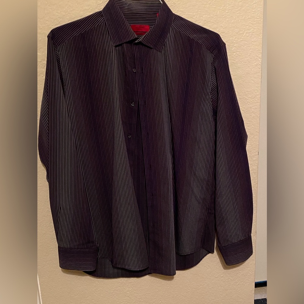 Alfani Black Dress Shirt with Classic Tailored Fit